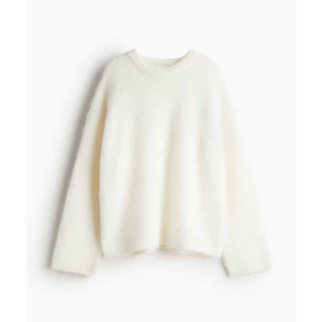Übergroßer Pullover aus Mohairmischung