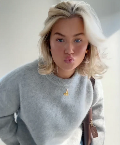 Übergroßer Pullover aus Mohairmischung