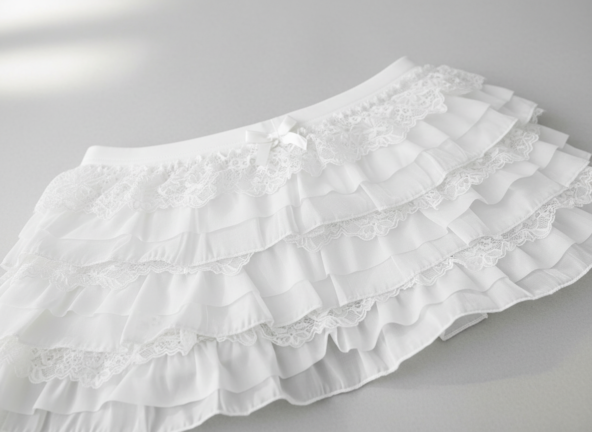 Volant-Spitzenshorts „St. Tropez"
